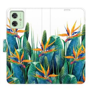Flipové pouzdro iSaprio - Exotic Flowers 02 - Motorola Moto G54 5G / G54 5G Power Edition obraz