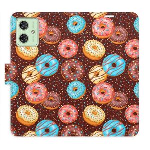 Flipové pouzdro iSaprio - Donuts Pattern - Motorola Moto G54 5G / G54 5G Power Edition obraz