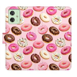 Flipové pouzdro iSaprio - Donuts Pattern 03 - Motorola Moto G54 5G / G54 5G Power Edition obraz