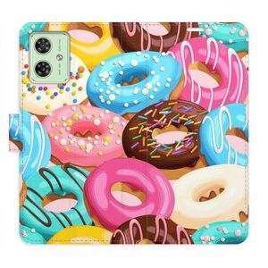 Flipové pouzdro iSaprio - Donuts Pattern 02 - Motorola Moto G54 5G / G54 5G Power Edition obraz