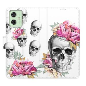 Flipové pouzdro iSaprio - Crazy Skull - Motorola Moto G54 5G / G54 5G Power Edition obraz