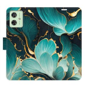 Flipové pouzdro iSaprio - Blue Flowers 02 - Motorola Moto G54 5G / G54 5G Power Edition obraz