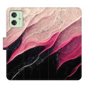 Flipové pouzdro iSaprio - BlackPink Marble - Motorola Moto G54 5G / G54 5G Power Edition obraz