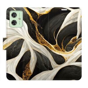Flipové pouzdro iSaprio - BlackGold Marble - Motorola Moto G54 5G / G54 5G Power Edition obraz