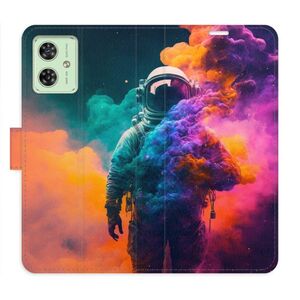 Flipové pouzdro iSaprio - Astronaut in Colours 02 - Motorola Moto G54 5G / G54 5G Power Edition obraz