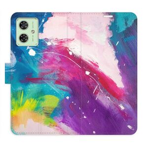 Flipové pouzdro iSaprio - Abstract Paint 05 - Motorola Moto G54 5G / G54 5G Power Edition obraz