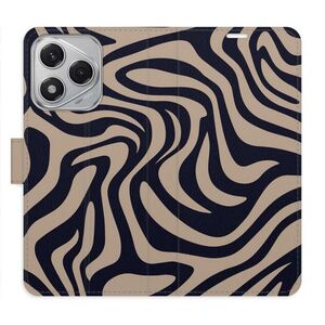 Flipové pouzdro iSaprio - Zebra Black 02 - Honor 400 Lite obraz