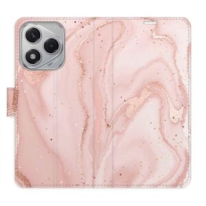 Flipové pouzdro iSaprio - RoseGold Marble - Honor 400 Lite obraz