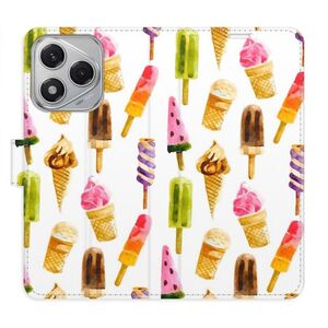 Flipové pouzdro iSaprio - Ice Cream Pattern - Honor 400 Lite obraz