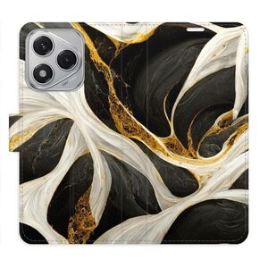 Flipové pouzdro iSaprio - BlackGold Marble - Honor 400 Lite obraz