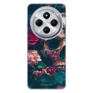 Silikonové pouzdro iSaprio - Skull in Roses - Xiaomi Redmi 14C / Poco C75 obraz