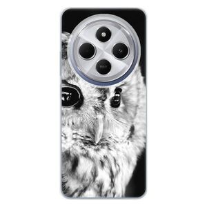 Silikonové pouzdro iSaprio - BW Owl - Xiaomi Redmi 14C / Poco C75 obraz