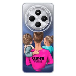 Silikonové pouzdro iSaprio - Super Mama - Boy and Girl - Xiaomi Redmi 14C / Poco C75 obraz