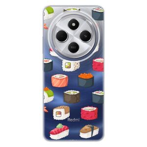 Silikonové pouzdro iSaprio - Sushi Pattern - Xiaomi Redmi 14C / Poco C75 obraz