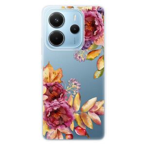 Silikonové pouzdro iSaprio - Fall Flowers - Xiaomi Redmi Note 14 obraz