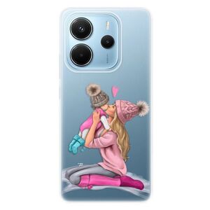 Silikonové pouzdro iSaprio - Kissing Mom - Blond and Girl - Xiaomi Redmi Note 14 obraz