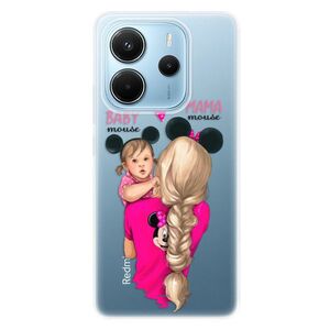 Silikonové pouzdro iSaprio - Mama Mouse Blond and Girl - Xiaomi Redmi Note 14 obraz