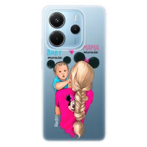 Silikonové pouzdro iSaprio - Mama Mouse Blonde and Boy - Xiaomi Redmi Note 14 obraz