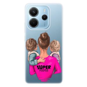 Silikonové pouzdro iSaprio - Super Mama - Two Boys - Xiaomi Redmi Note 14 obraz