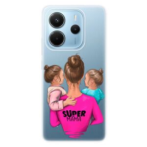 Silikonové pouzdro iSaprio - Super Mama - Two Girls - Xiaomi Redmi Note 14 obraz