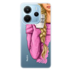 Silikonové pouzdro iSaprio - My Coffe and Blond Girl - Xiaomi Redmi Note 14 obraz