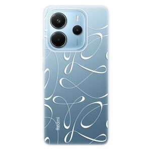 Silikonové pouzdro iSaprio - Fancy - white - Xiaomi Redmi Note 14 obraz