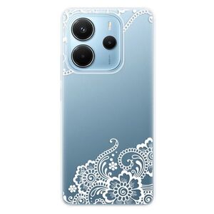 Silikonové pouzdro iSaprio - White Lace 02 - Xiaomi Redmi Note 14 obraz