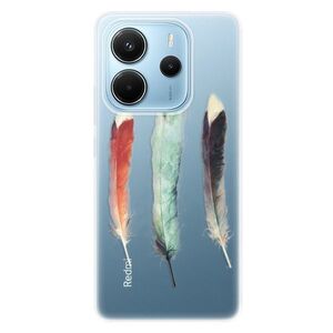 Silikonové pouzdro iSaprio - Three Feathers - Xiaomi Redmi Note 14 obraz