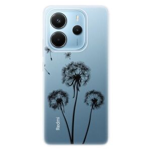 Silikonové pouzdro iSaprio - Three Dandelions - black - Xiaomi Redmi Note 14 obraz