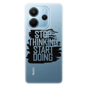 Silikonové pouzdro iSaprio - Start Doing - black - Xiaomi Redmi Note 14 obraz