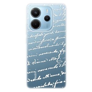 Silikonové pouzdro iSaprio - Handwriting 01 - white - Xiaomi Redmi Note 14 obraz