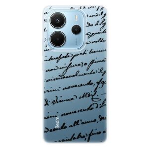 Silikonové pouzdro iSaprio - Handwriting 01 - black - Xiaomi Redmi Note 14 obraz