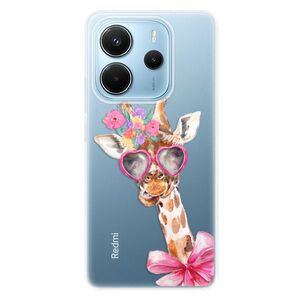 Silikonové pouzdro iSaprio - Lady Giraffe - Xiaomi Redmi Note 14 obraz