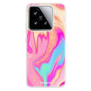 Silikonové pouzdro iSaprio - Orange Liquid - Xiaomi 15 obraz