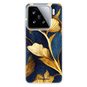 Silikonové pouzdro iSaprio - Gold Leaves - Xiaomi 15 obraz