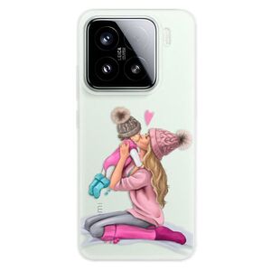 Silikonové pouzdro iSaprio - Kissing Mom - Blond and Girl - Xiaomi 15 obraz