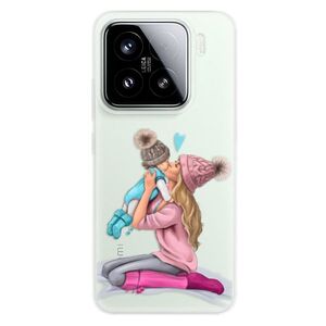 Silikonové pouzdro iSaprio - Kissing Mom - Blond and Boy - Xiaomi 15 obraz