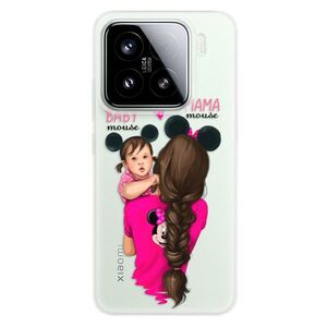 Silikonové pouzdro iSaprio - Mama Mouse Brunette and Girl - Xiaomi 15 obraz
