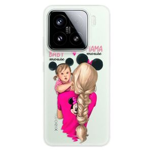 Silikonové pouzdro iSaprio - Mama Mouse Blond and Girl - Xiaomi 15 obraz