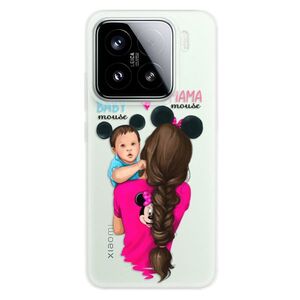 Silikonové pouzdro iSaprio - Mama Mouse Brunette and Boy - Xiaomi 15 obraz