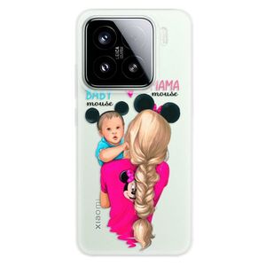 Silikonové pouzdro iSaprio - Mama Mouse Blonde and Boy - Xiaomi 15 obraz