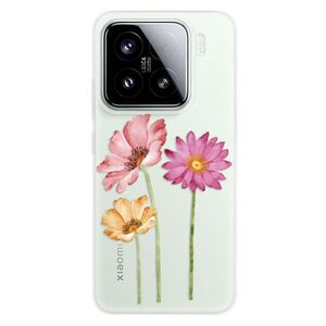 Silikonové pouzdro iSaprio - Three Flowers - Xiaomi 15 obraz