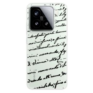 Silikonové pouzdro iSaprio - Handwriting 01 - black - Xiaomi 15 obraz