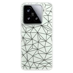 Silikonové pouzdro iSaprio - Abstract Triangles 03 - black - Xiaomi 15 obraz