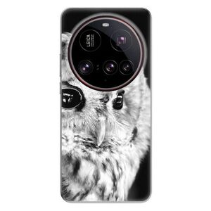 Silikonové pouzdro iSaprio - BW Owl - Xiaomi 15 Ultra obraz