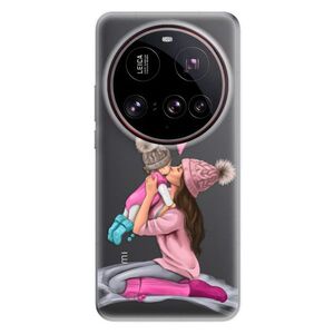 Silikonové pouzdro iSaprio - Kissing Mom - Brunette and Girl - Xiaomi 15 Ultra obraz