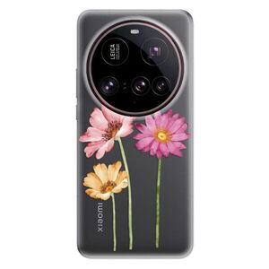 Silikonové pouzdro iSaprio - Three Flowers - Xiaomi 15 Ultra obraz
