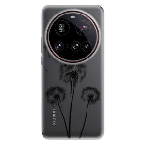 Silikonové pouzdro iSaprio - Three Dandelions - black - Xiaomi 15 Ultra obraz