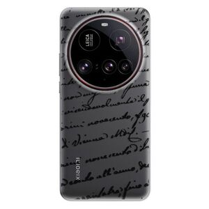 Silikonové pouzdro iSaprio - Handwriting 01 - black - Xiaomi 15 Ultra obraz