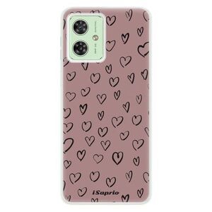 Silikonové pouzdro iSaprio - Heart Dark - Motorola Moto G54 5G / G54 5G Power Edition obraz